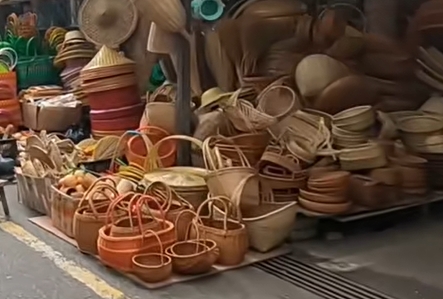 石埠街道竹艺品